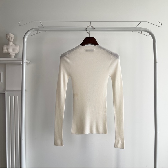 Merino Wool Side Split Top - Picture 2 of 7